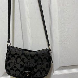 BLACK COACH CROSSBODY BAG